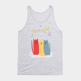 Cats Choir: Silent Night Tank Top